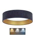 Brilagi - LED-Deckenleuchte VELVET LED/12W/230V d. 30 cm 3000K/4000K/6400K blau/gold