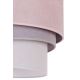 Duolla - Deckenleuchte TRIO 1xE27/15W/230V Durchmesser 45 cm rosa/grau/weiß