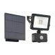 Eglo - LED Solarreflektor mit Sensor 15xLED/0,03W/3,7V IP44