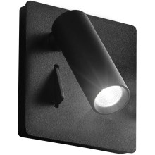 Ideal Lux - LED-Wandstrahler LITE LED/3W/230V schwarz