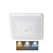 LED-Deckenleuchte mit Sensor LED/12W/230V 3000/4000/6000K weiß
