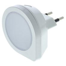 LED Steckdosen-Orientierungslicht mit Sensor LED/0,4W/230V 3000K weiß