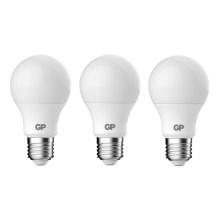 SET 3x LED-Glühlampe A60 E27/4,8W/230V 2700K - GP