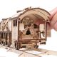 Ugears - Mechanisches 3D-Holzpuzzle V-Express Dampflokomotive mit Tender
